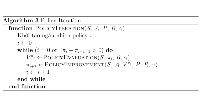 policy iteration